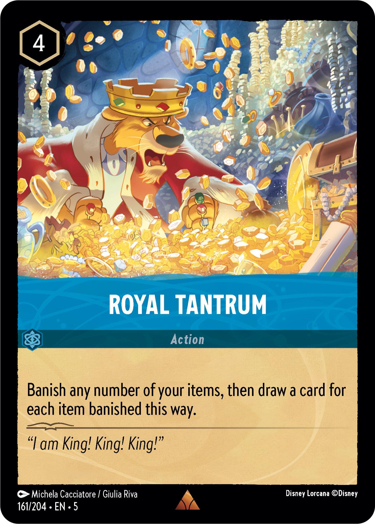 Royal Tantrum (161/204) [Shimmering Skies] | Black Swamp Games