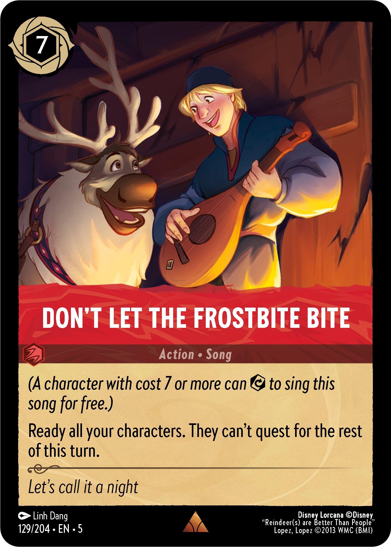 Don't Let the Frostbite Bite (129/204) [Shimmering Skies] | Black Swamp Games