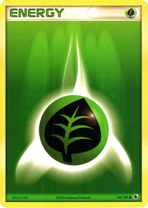 Grass Energy (104/109) (Theme Deck Exclusive) [EX: Ruby & Sapphire] | Black Swamp Games