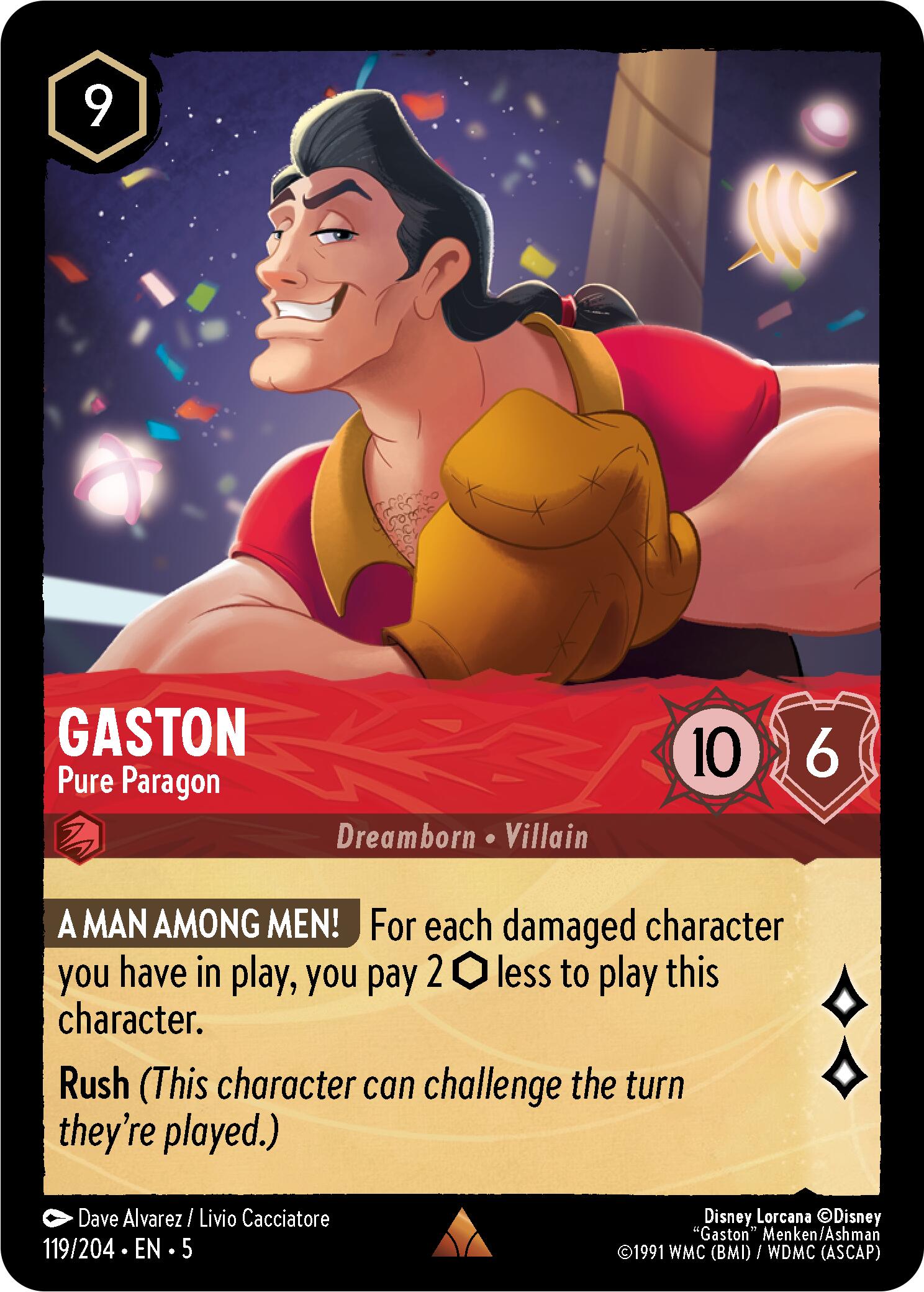 Gaston - Pure Paragon (119/204) [Shimmering Skies] | Black Swamp Games