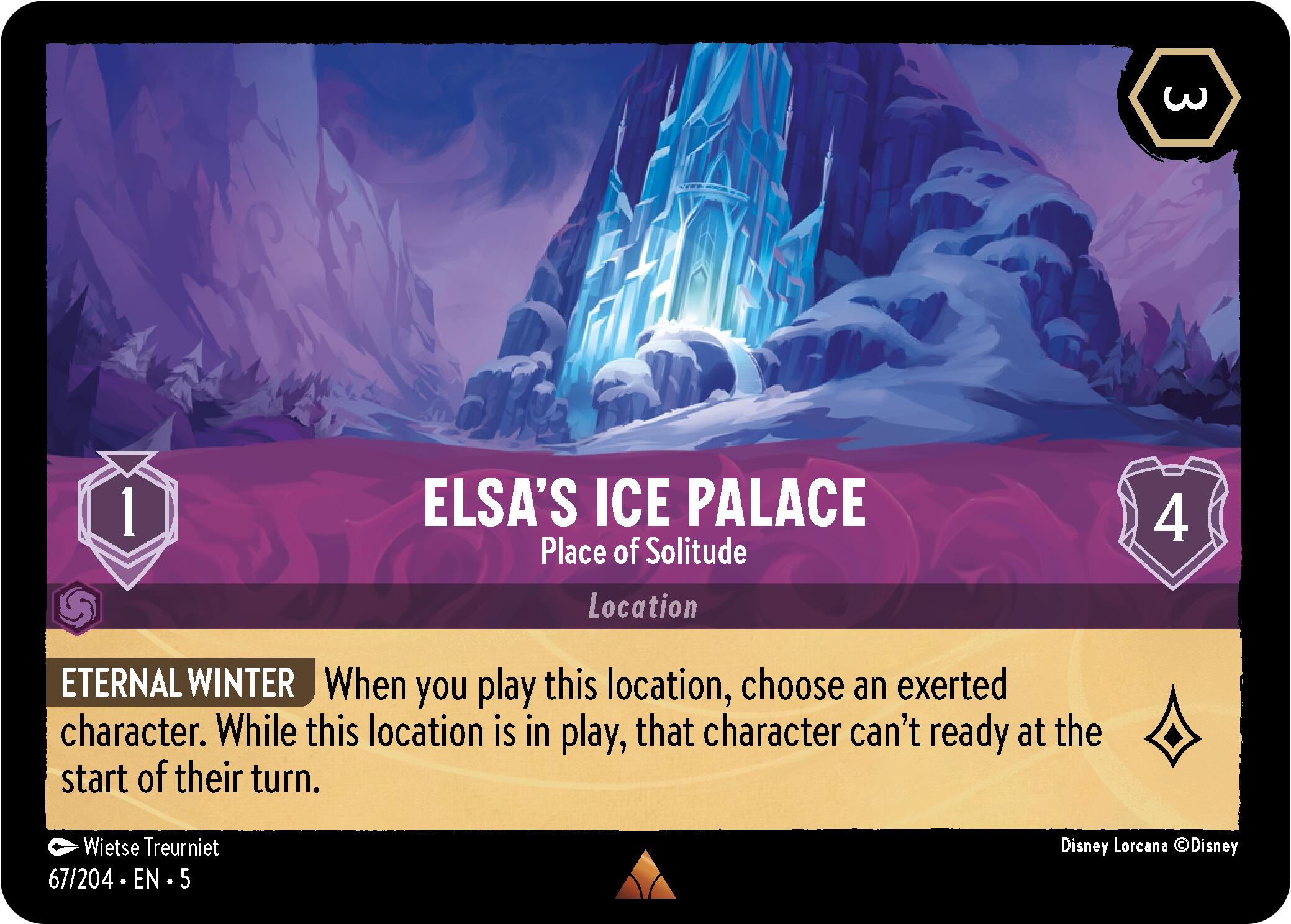 Elsa's Ice Palace - Place of Solitude (67/204) [Shimmering Skies] | Black Swamp Games
