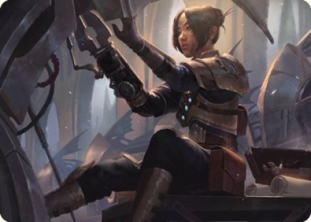 Thopter Mechanic Art Card [The Brothers' War Art Series] | Black Swamp Games