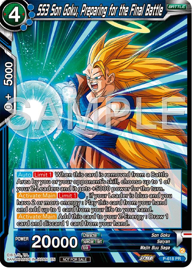 SS3 Son Goku, Preparing for the Final Battle (Deluxe Pack 2024 Vol.2) (P-618) [Promotion Cards] | Black Swamp Games