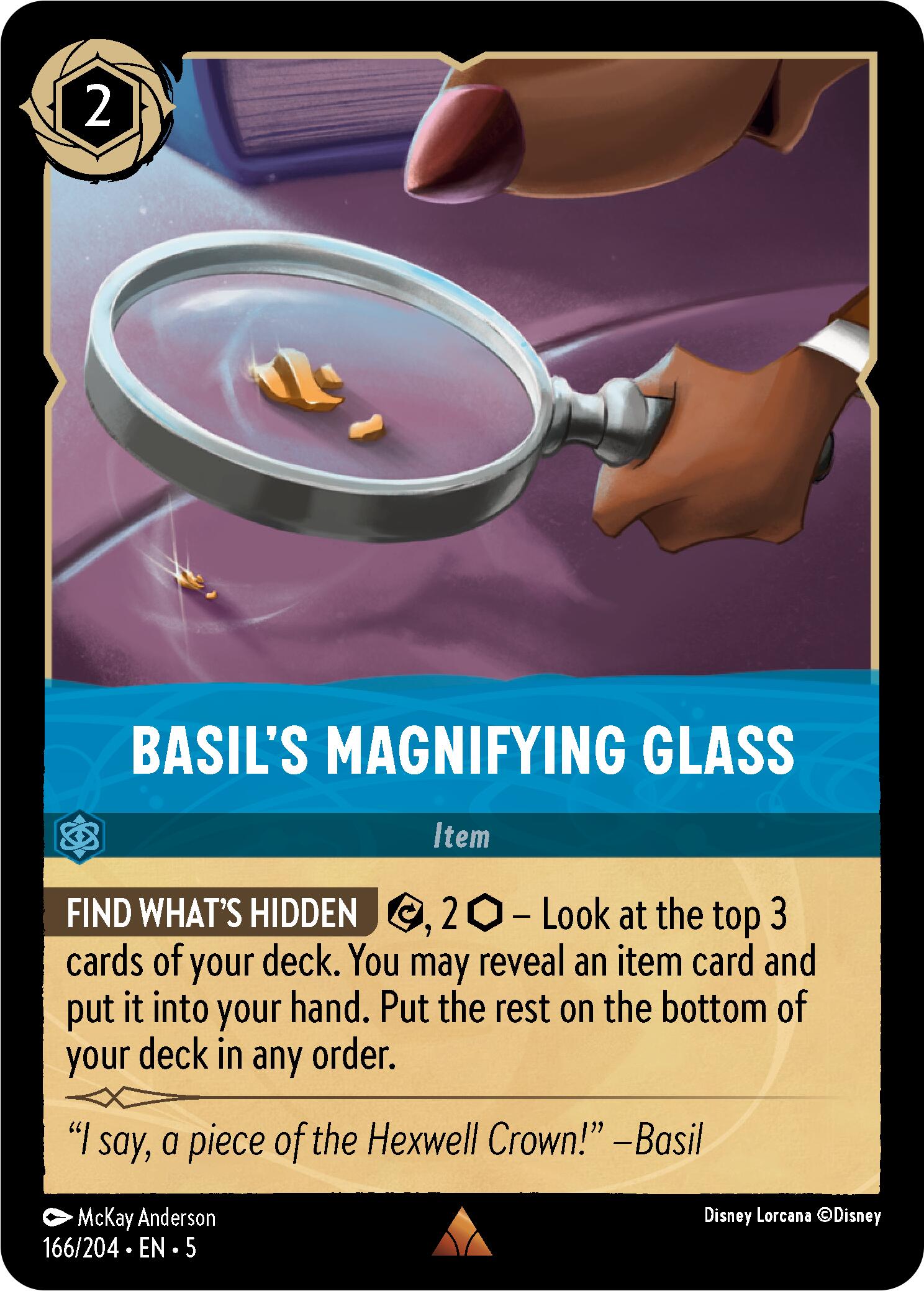 Basil's Magnifying Glass (166/204) [Shimmering Skies] | Black Swamp Games