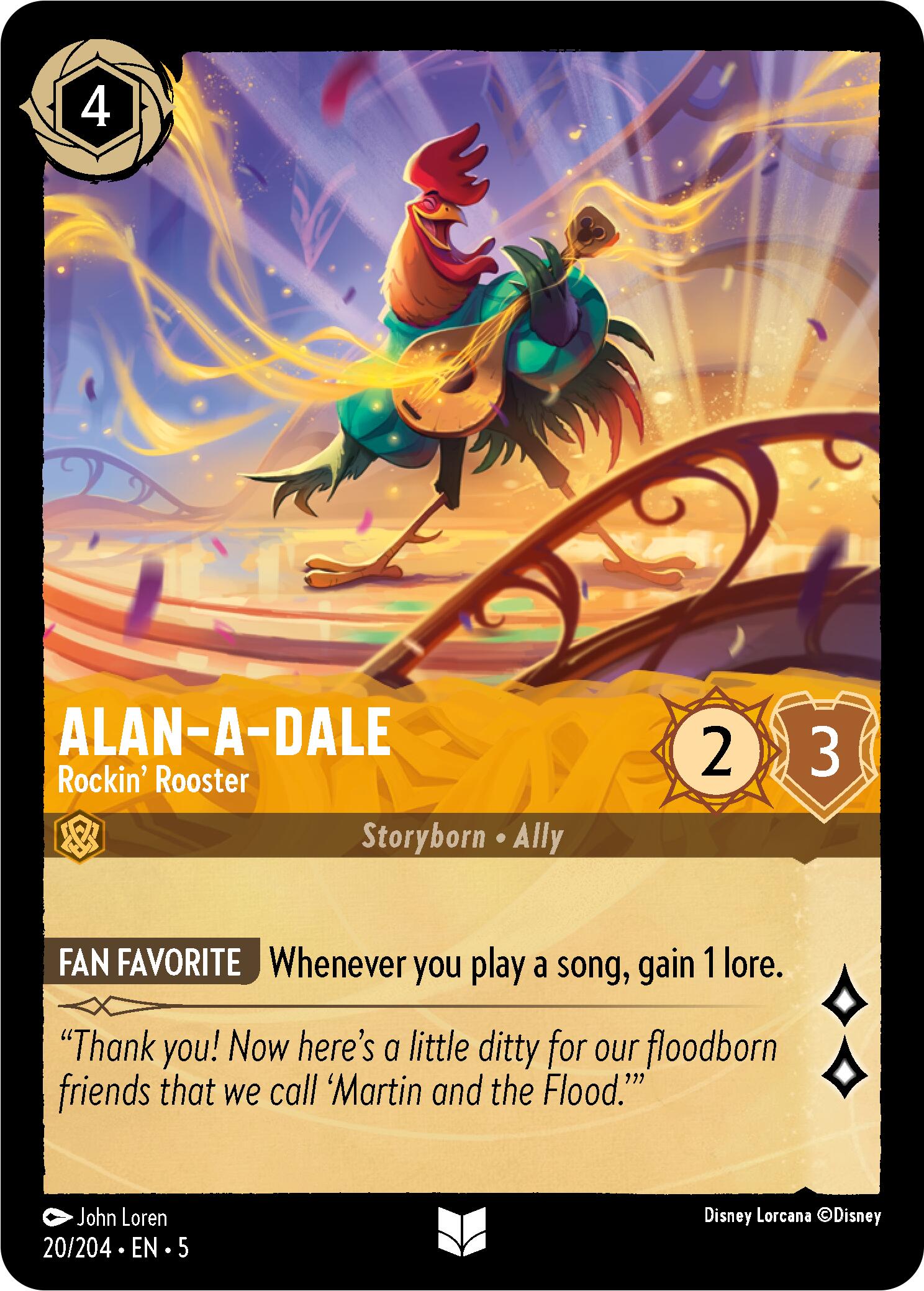 Alan-A-Dale - Rockin' Rooster (20/204) [Shimmering Skies] | Black Swamp Games