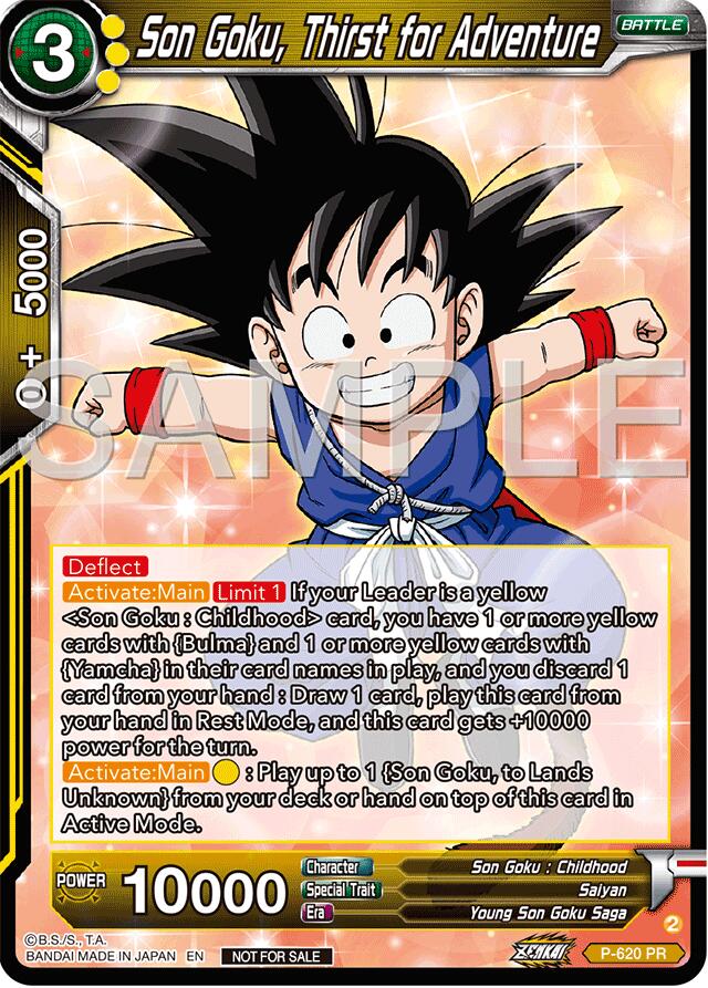 Son Goku, Thirst for Adventure (Deluxe Pack 2024 Vol.2) (P-620) [Promotion Cards] | Black Swamp Games