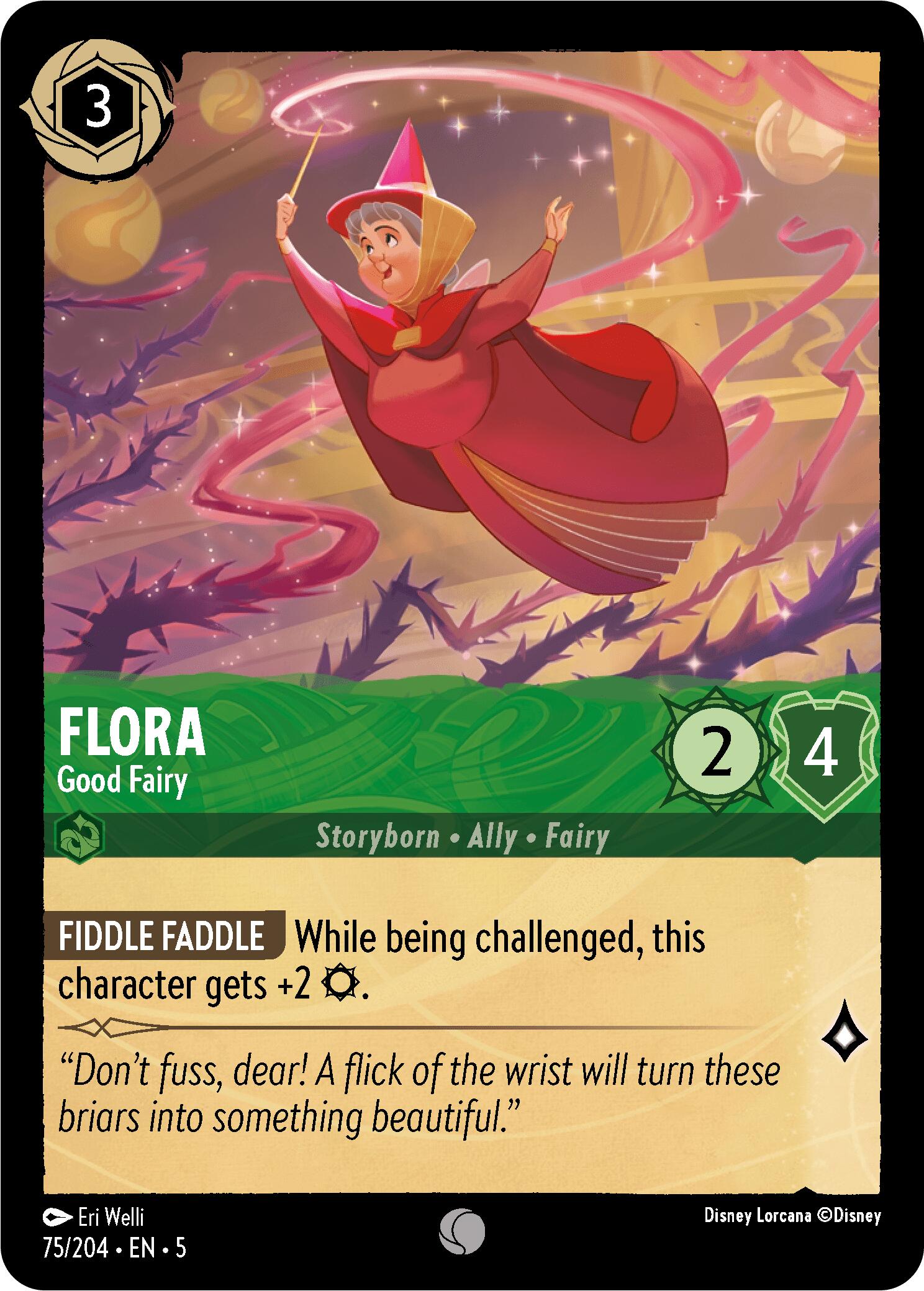 Flora - Good Fairy (75/204) [Shimmering Skies] | Black Swamp Games