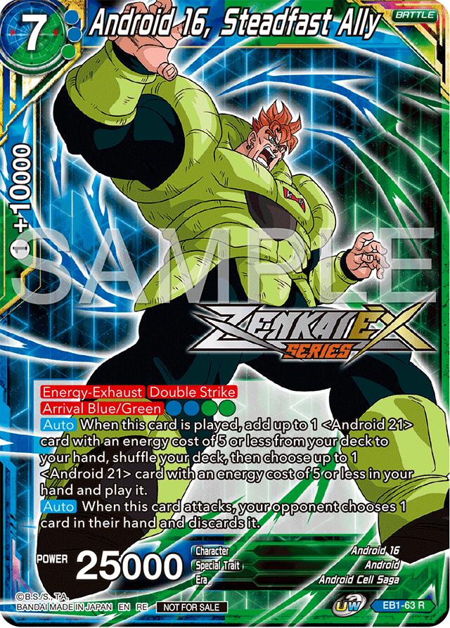 Android 16, Steadfast Ally (Event Pack 15) (EB1-63) [Promotion Cards] | Black Swamp Games