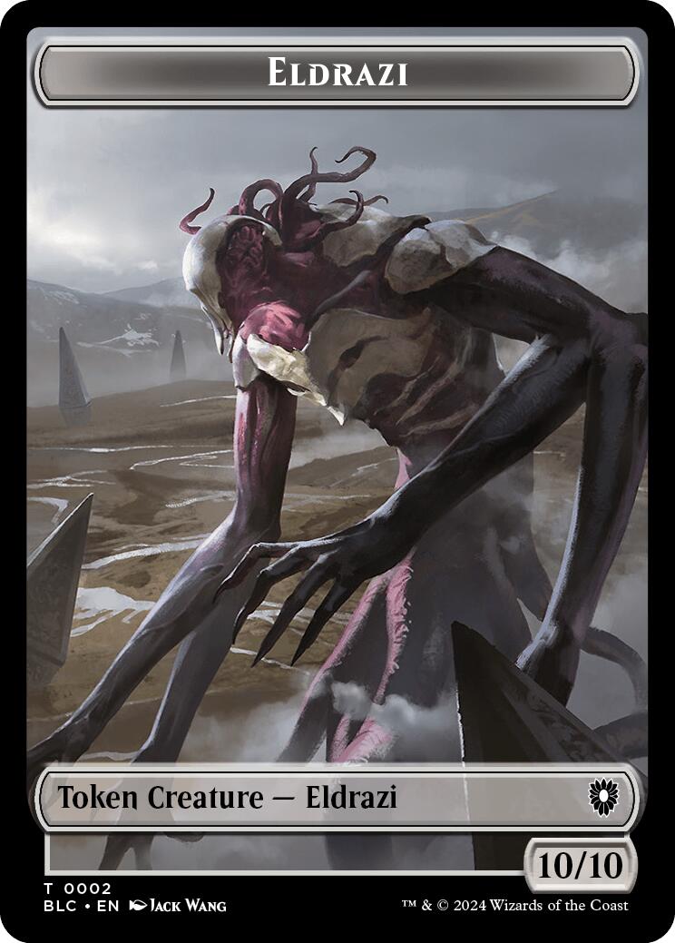 Eldrazi // Clue Double-Sided Token [Bloomburrow Commander Tokens] | Black Swamp Games