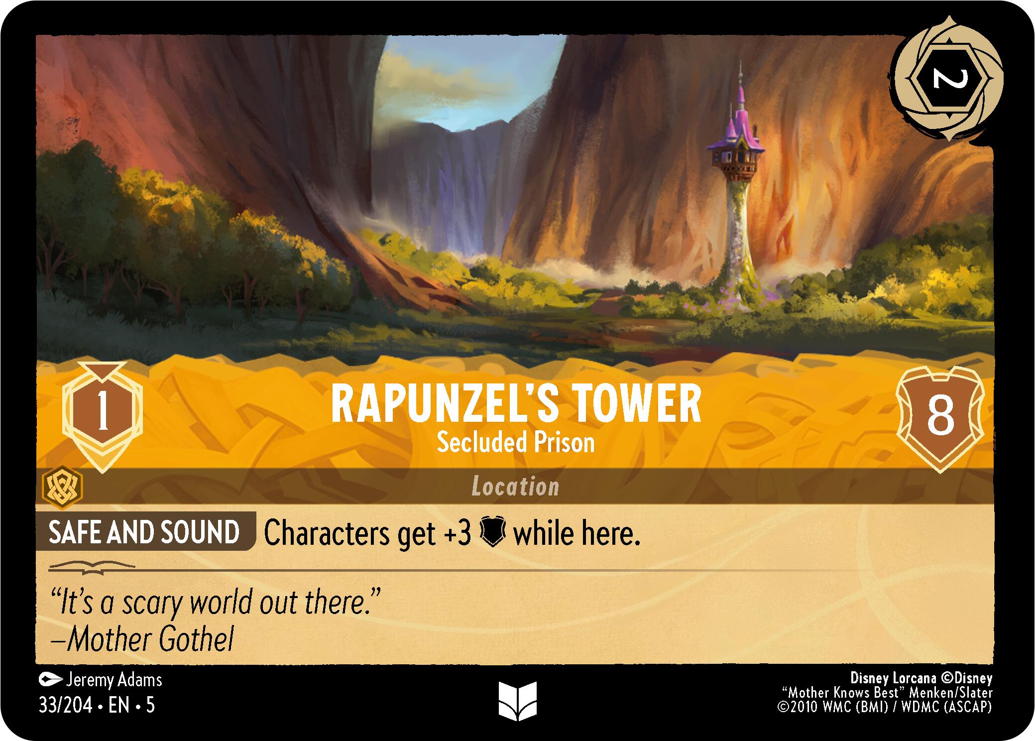 Rapunzel's Tower - Secluded Prison (33/204) [Shimmering Skies] | Black Swamp Games