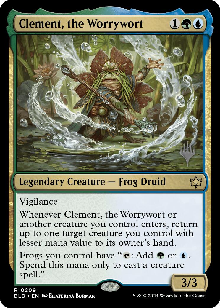 Clement, the Worrywort (Promo Pack) [Bloomburrow Promos] | Black Swamp Games