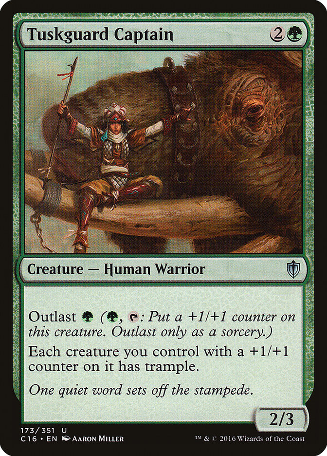 Tuskguard Captain [Commander 2016] | Black Swamp Games