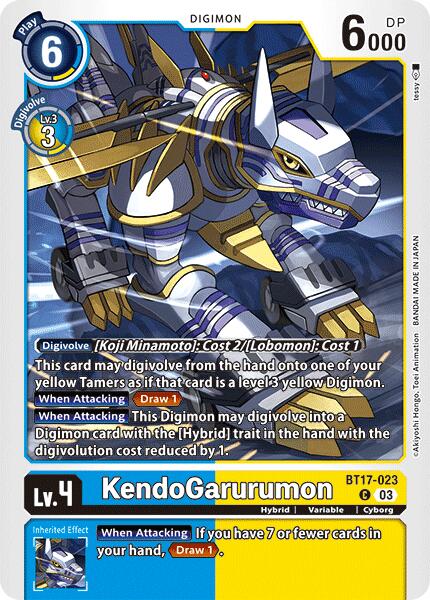 KendoGarurumon [BT17-023] [Secret Crisis] | Black Swamp Games