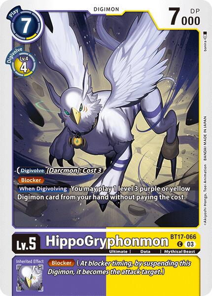 HippoGryphonmon [BT17-066] [Secret Crisis] | Black Swamp Games