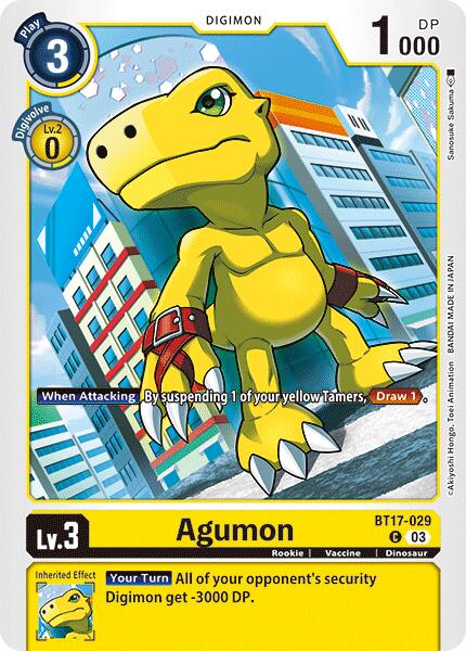 Agumon [BT17-029] [Secret Crisis] | Black Swamp Games