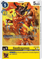 GeoGreymon [BT17-033] [Secret Crisis] | Black Swamp Games