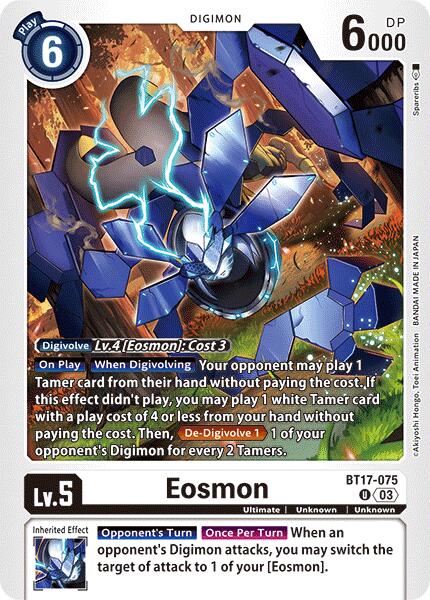 Eosmon [BT17-075] - BT17-075 [Secret Crisis] | Black Swamp Games