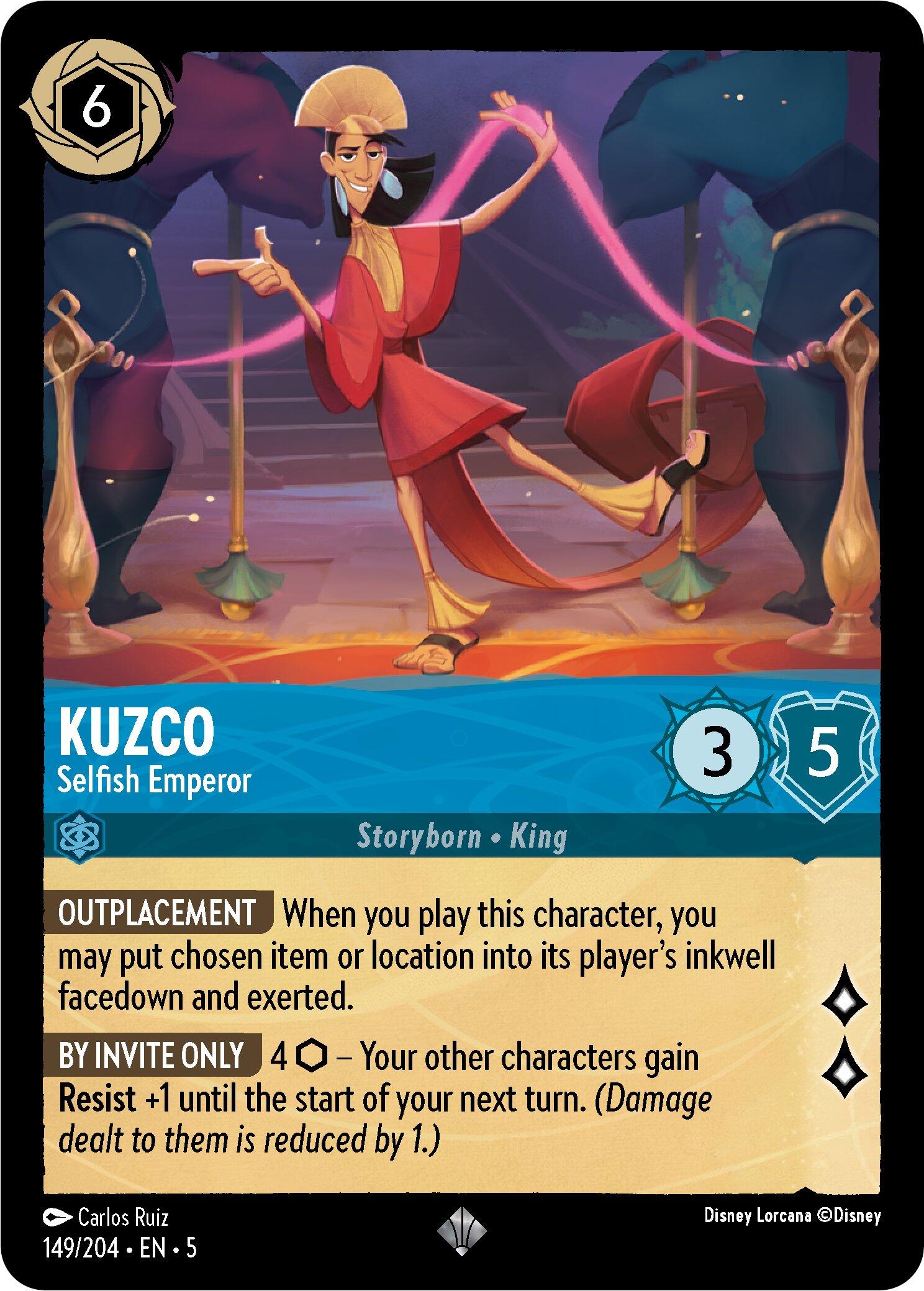 Kuzco - Selfish Emperor (149/204) [Shimmering Skies] | Black Swamp Games
