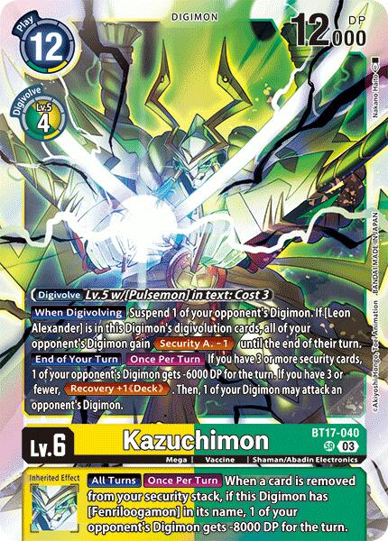 Kazuchimon [BT17-040] [Secret Crisis] | Black Swamp Games