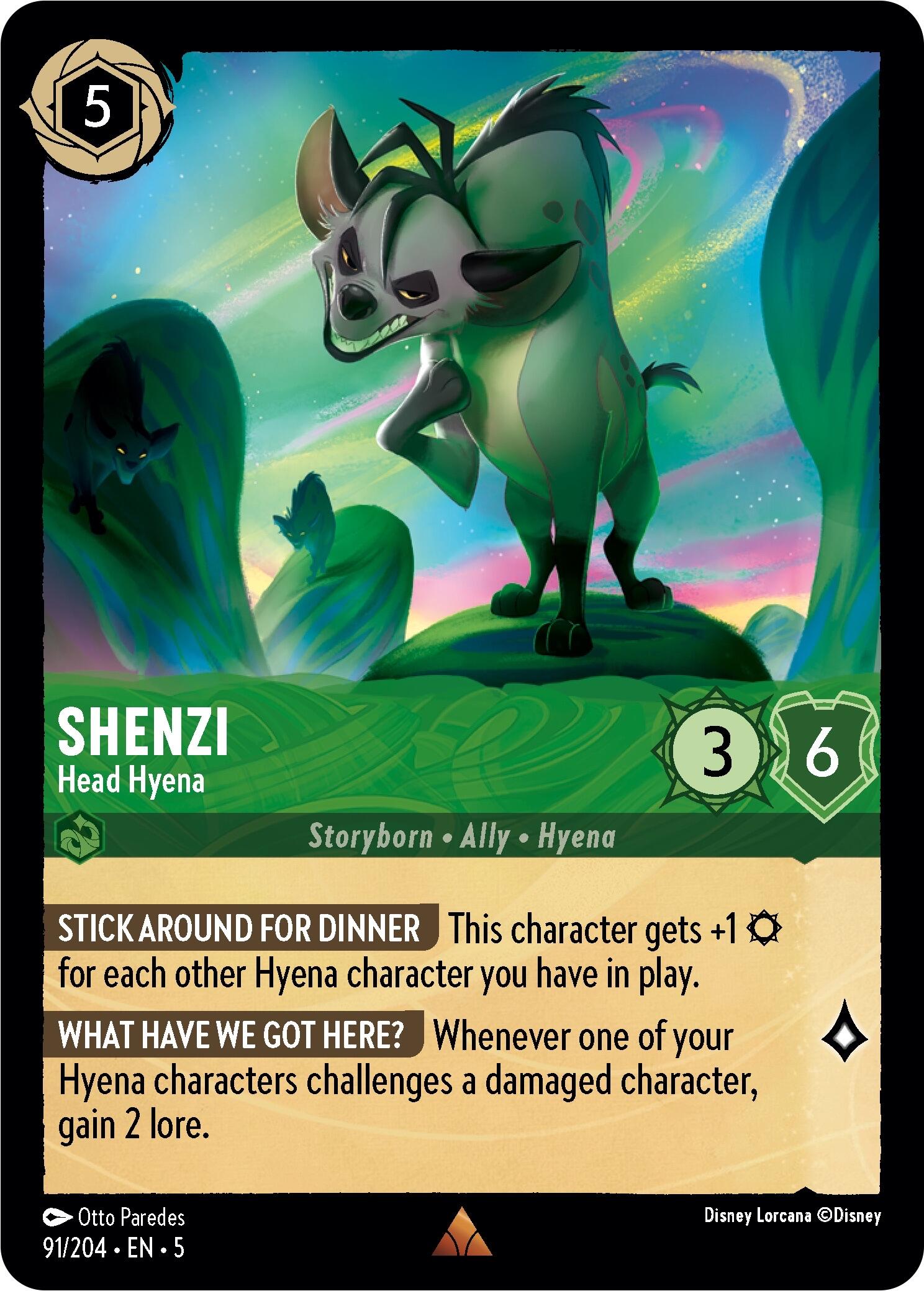 Shenzi - Head Hyena (91/204) [Shimmering Skies] | Black Swamp Games