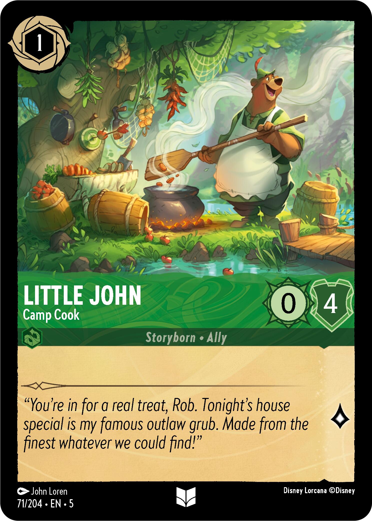Little John - Camp Cook (71/204) [Shimmering Skies] | Black Swamp Games