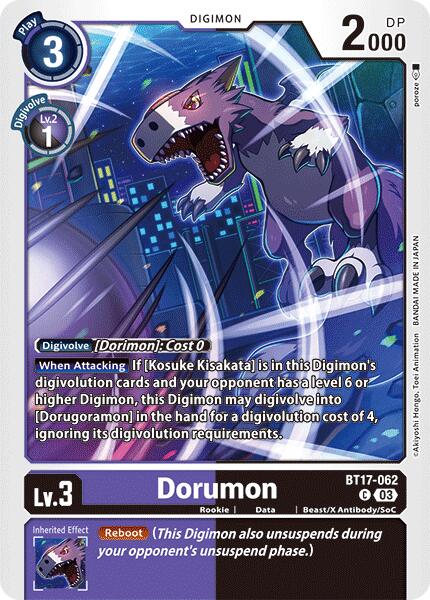 Dorumon [BT17-062] [Secret Crisis] | Black Swamp Games