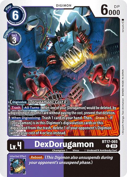 DexDorugamon [BT17-065] [Secret Crisis] | Black Swamp Games