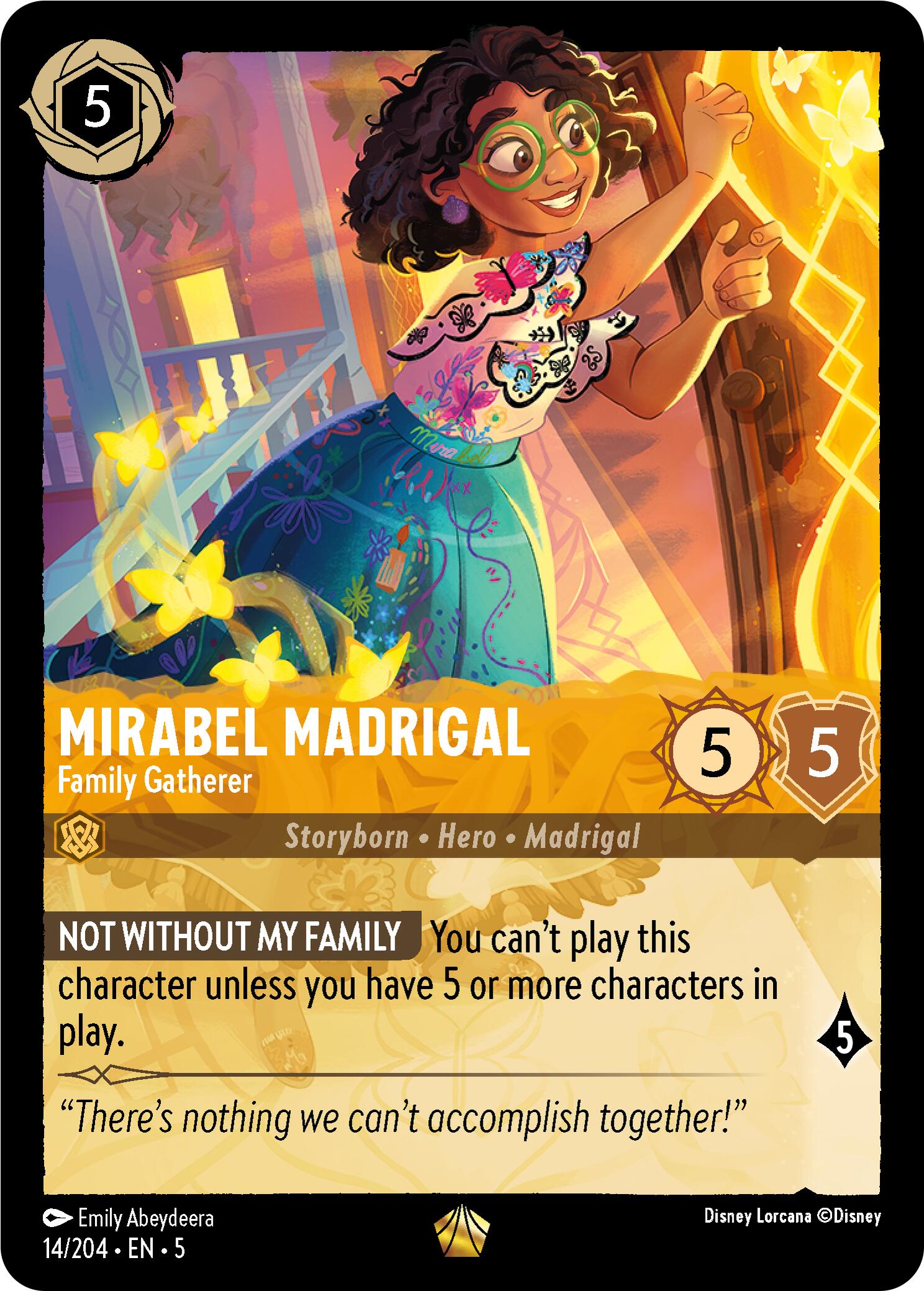 Mirabel Madrigal - Family Gatherer (14/204) [Shimmering Skies] | Black Swamp Games