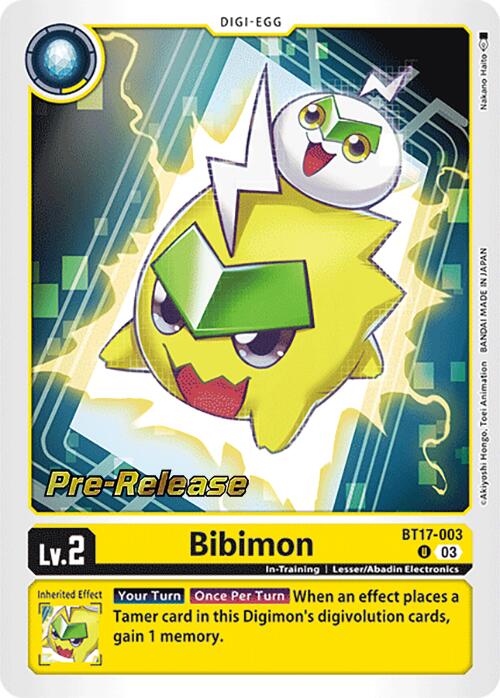 Bibimon [BT17-003] [Secret Crisis Pre-Release Cards] | Black Swamp Games