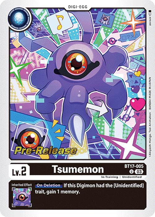 Tsumemon [BT17-005] [Secret Crisis Pre-Release Cards] | Black Swamp Games