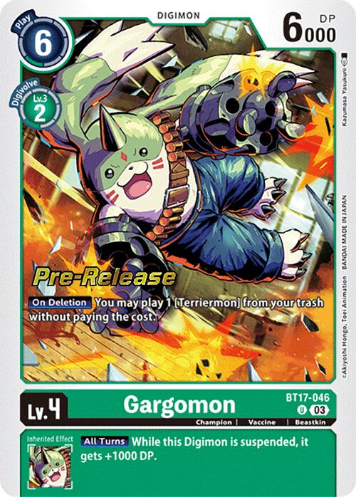 Gargomon [BT17-046] [Secret Crisis Pre-Release Cards] | Black Swamp Games