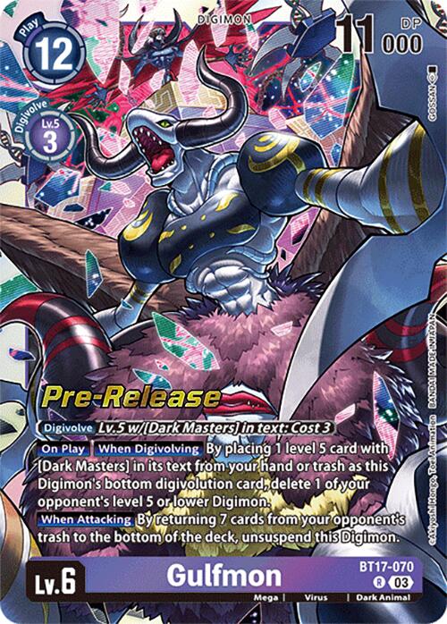 Gulfmon [BT17-070] [Secret Crisis Pre-Release Cards] | Black Swamp Games