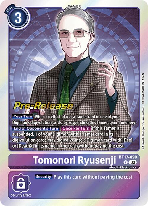 Tomonori Ryusenji [BT17-090] [Secret Crisis Pre-Release Cards] | Black Swamp Games