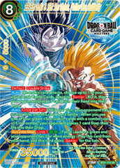 SS Son Goku & SS2 Son Gohan, Father-Son Solidarity (Championship 2024 Top 16 Alternate Art Vol.2) (BT21-079) [Tournament Promotion Cards] | Black Swamp Games