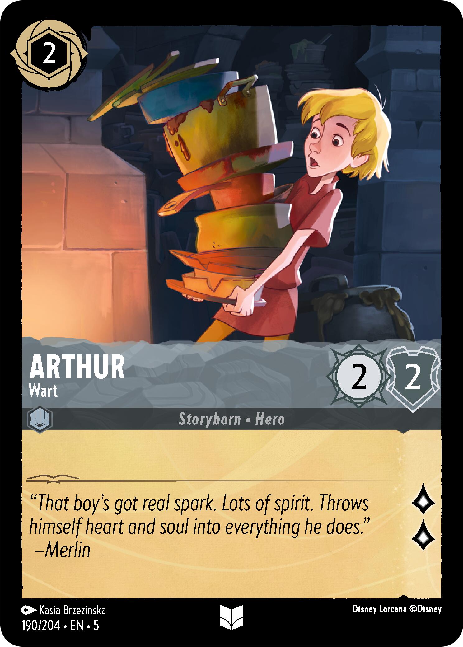 Arthur - Wart (190/204) [Shimmering Skies] | Black Swamp Games