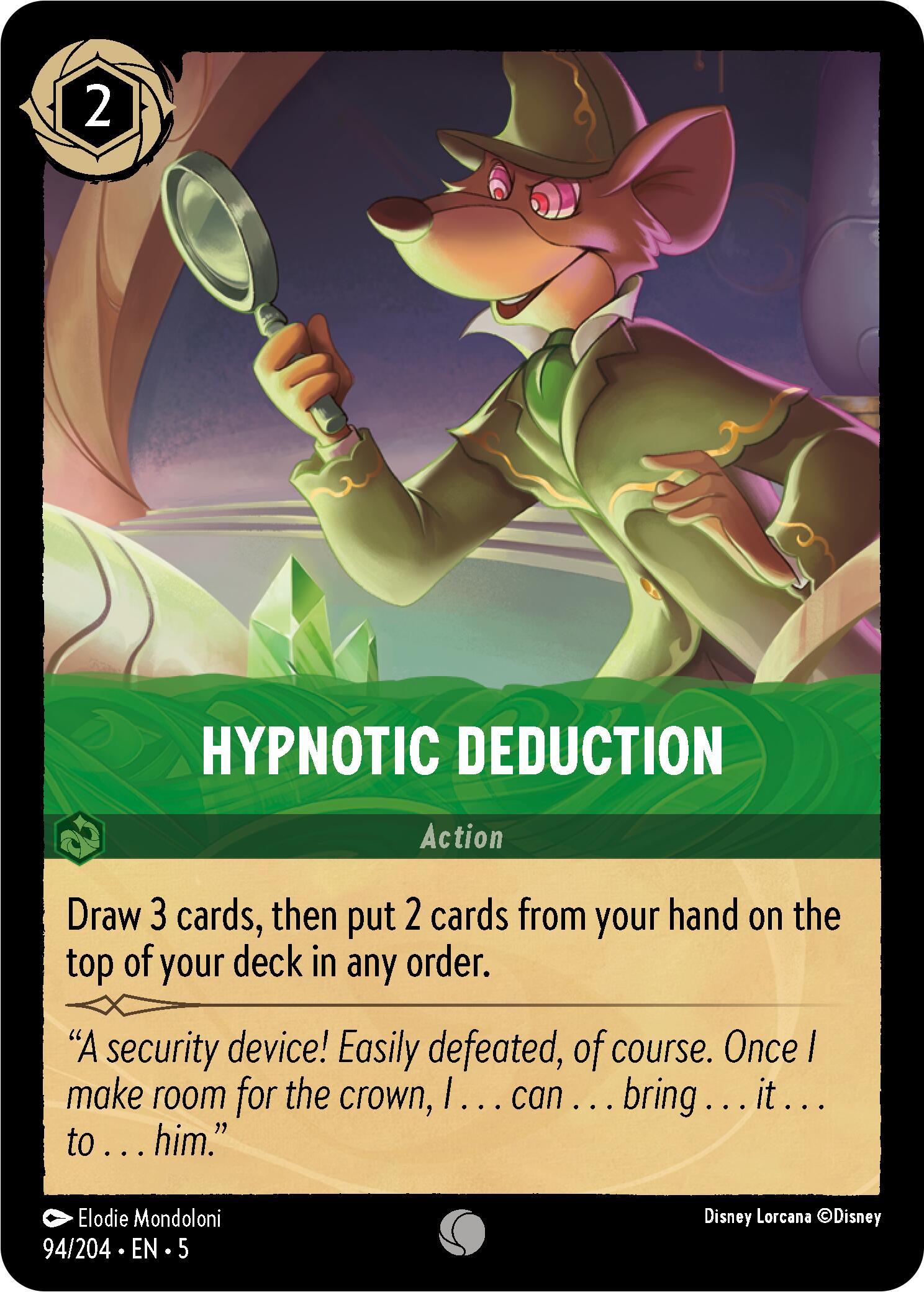 Hypnotic Deduction (94/204) [Shimmering Skies] | Black Swamp Games