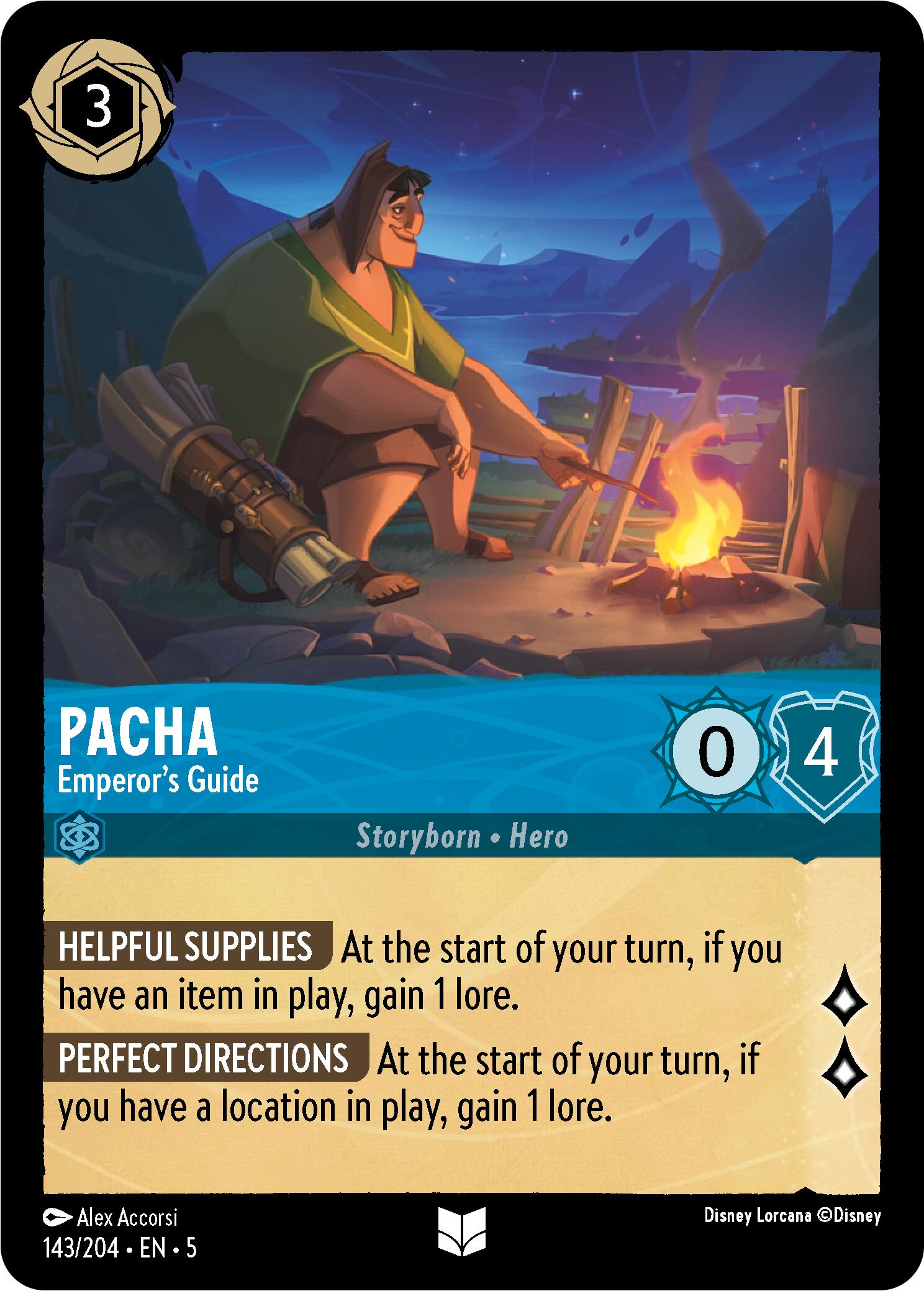 Pacha - Emperor's Guide (143/204) [Shimmering Skies] | Black Swamp Games