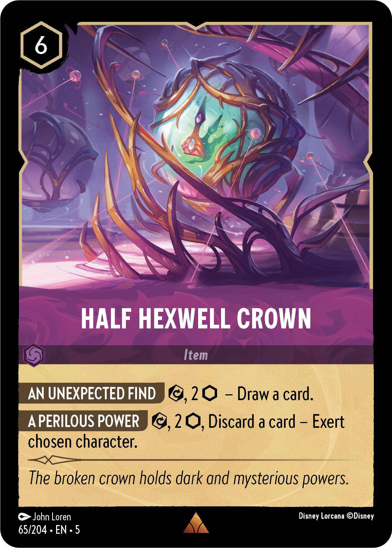 Half Hexwell Crown (65/204) [Shimmering Skies] | Black Swamp Games