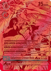 Gallantmon: Crimson Mode ACE [BT17-018] (Textured) [Secret Crisis] | Black Swamp Games