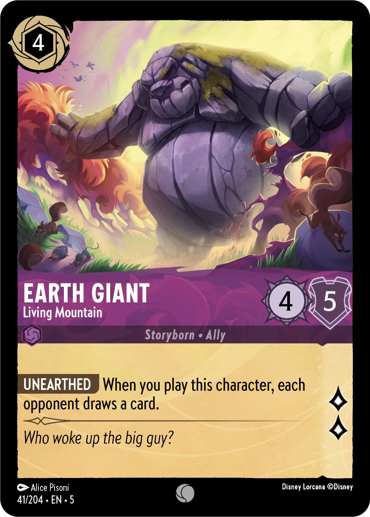 Earth Giant - Living Mountain (41/204) [Shimmering Skies] | Black Swamp Games