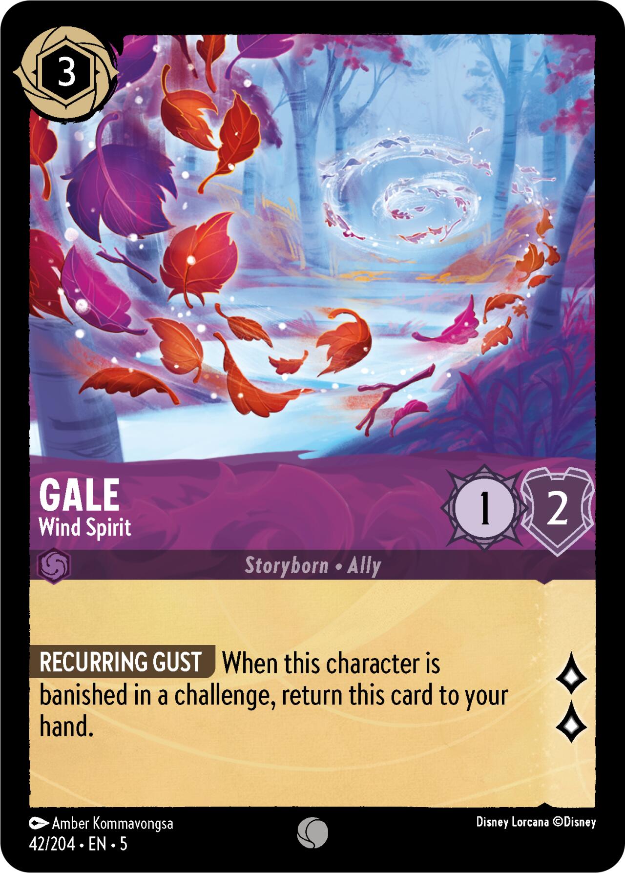 Gale - Wind Spirit (42/204) [Shimmering Skies] | Black Swamp Games
