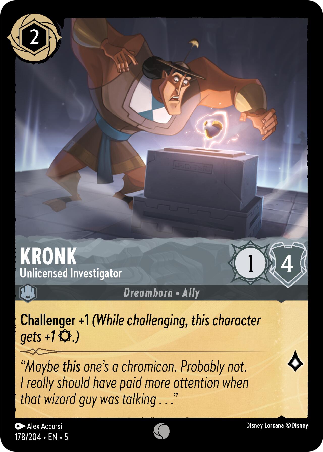 Kronk - Unlicensed Investigator (178/204) [Shimmering Skies] | Black Swamp Games