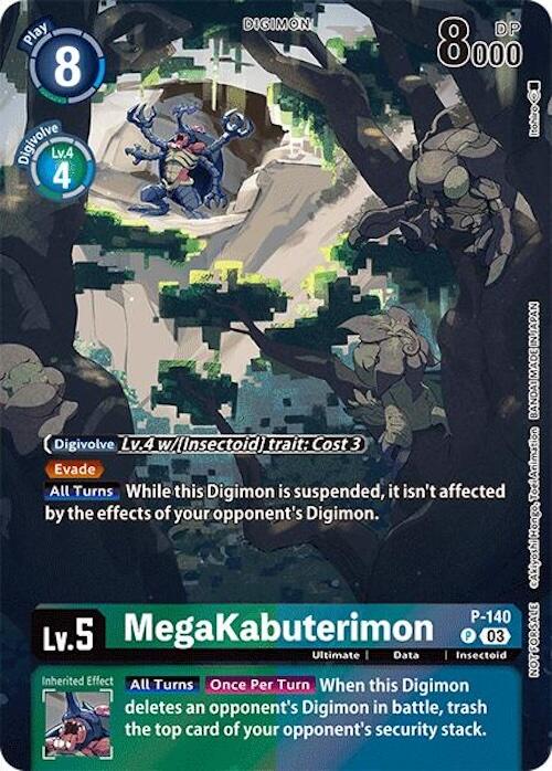 MegaKabuterimon [P-140] (Update Pack 2024) [Secret Crisis] | Black Swamp Games