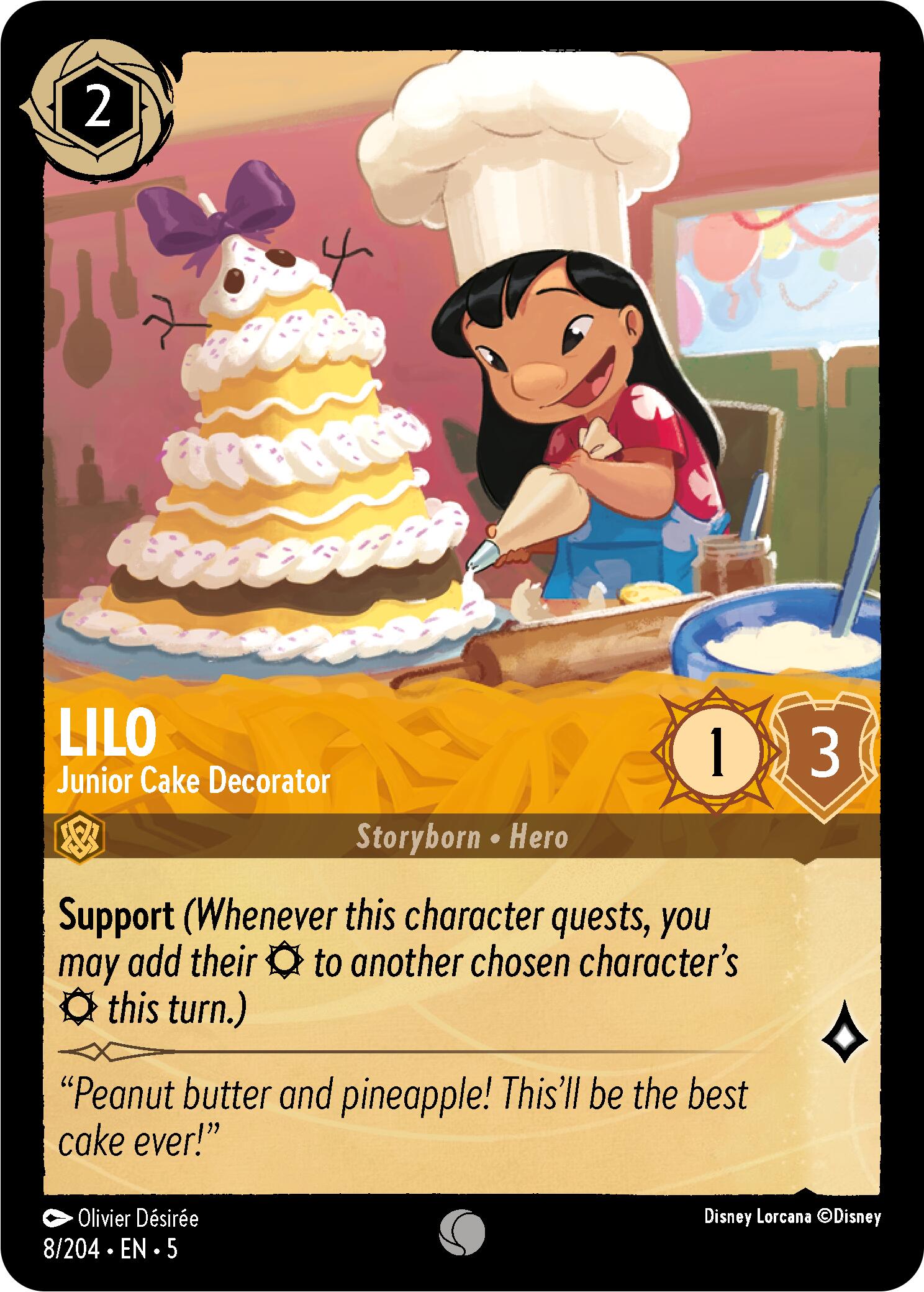 Lilo - Junior Cake Decorator (8/204) [Shimmering Skies] | Black Swamp Games