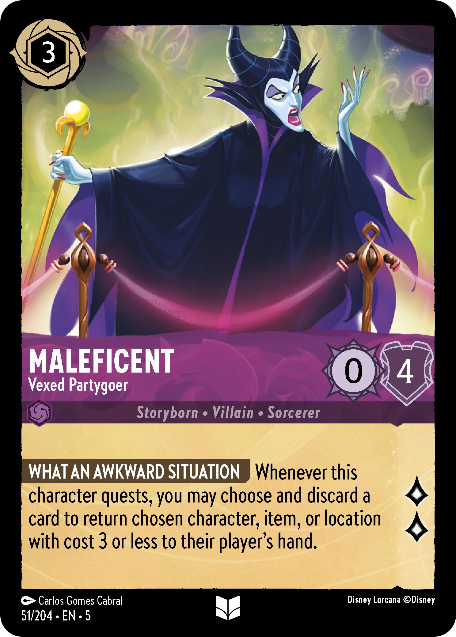 Maleficent - Vexed Partygoer (51/204) [Shimmering Skies] | Black Swamp Games