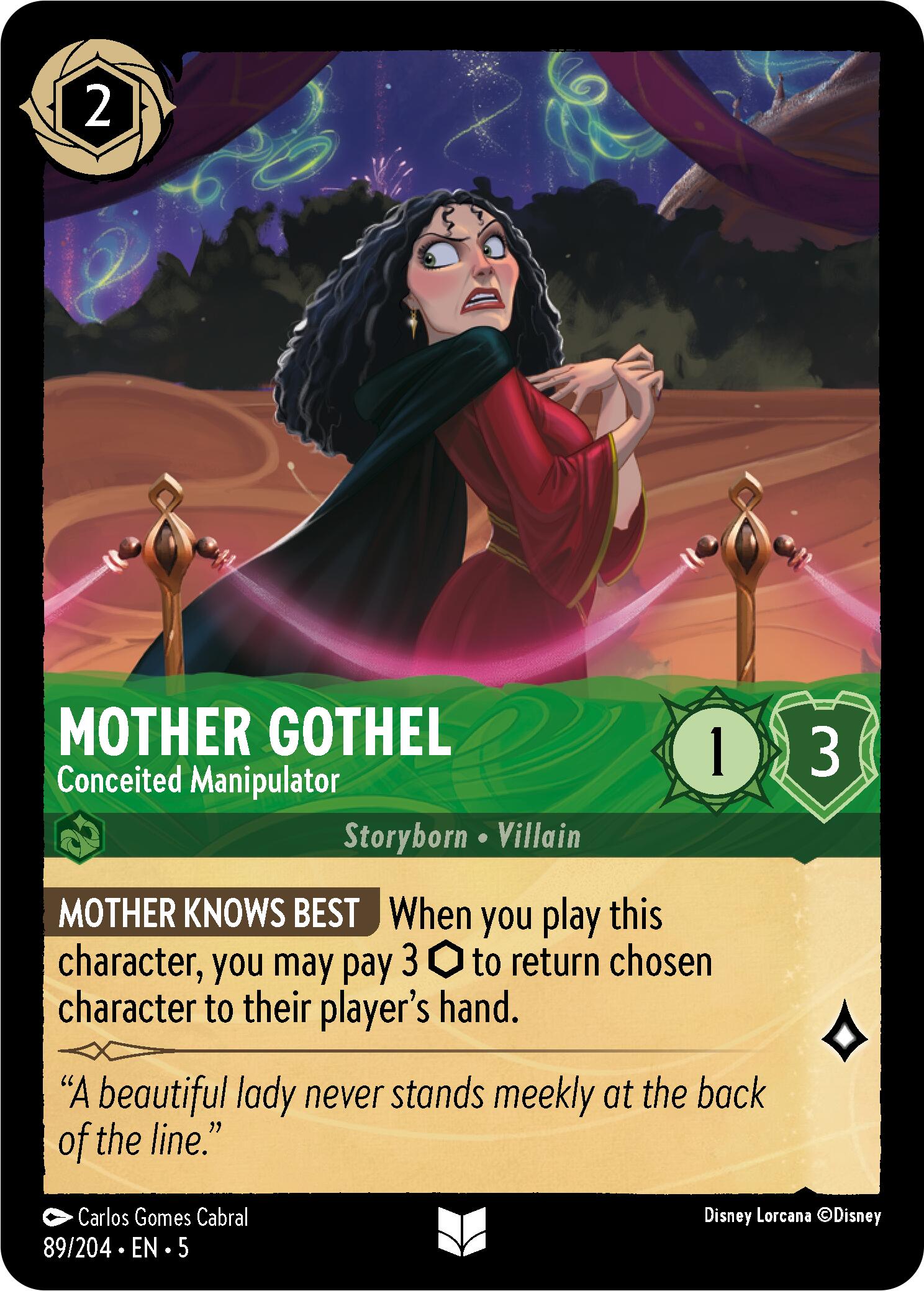 Mother Gothel - Conceited Manipulator (89/204) [Shimmering Skies] | Black Swamp Games