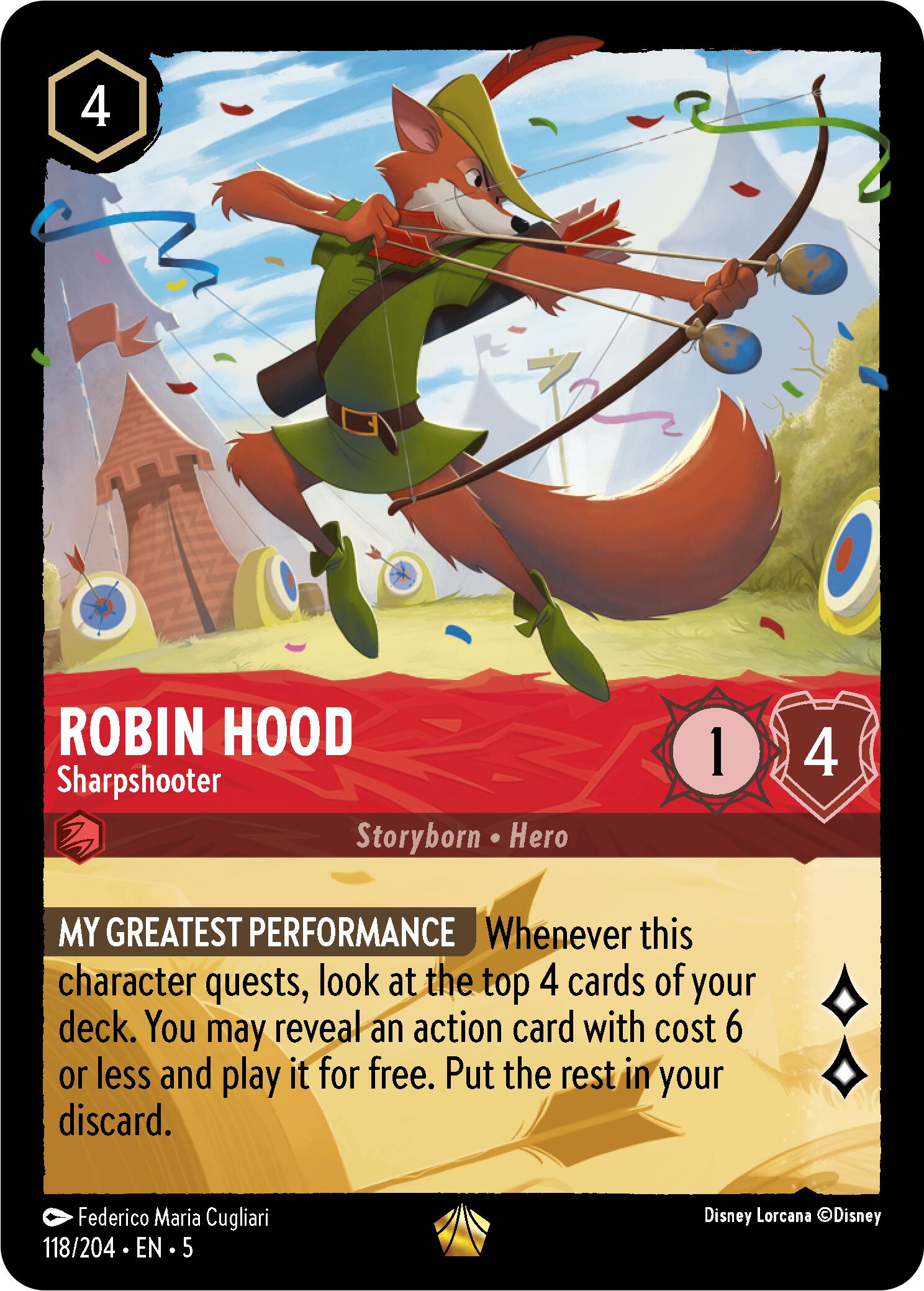 Robin Hood - Sharpshooter (118/204) [Shimmering Skies] | Black Swamp Games