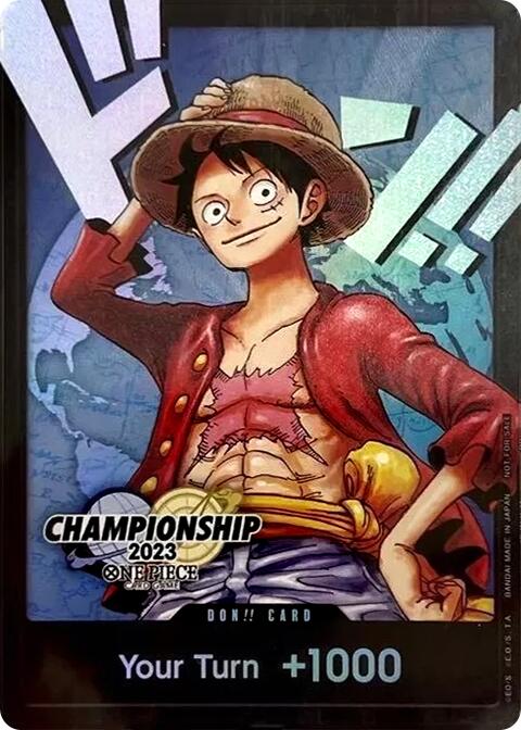 DON!! Card (Monkey.D.Luffy) (2023 World Championship Finals) [One Piece Promotion Cards] | Black Swamp Games