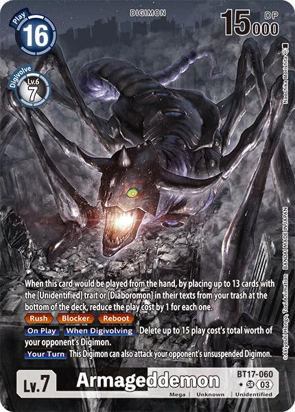 Armageddemon [BT17-060] (Alternate Art) [Secret Crisis] | Black Swamp Games