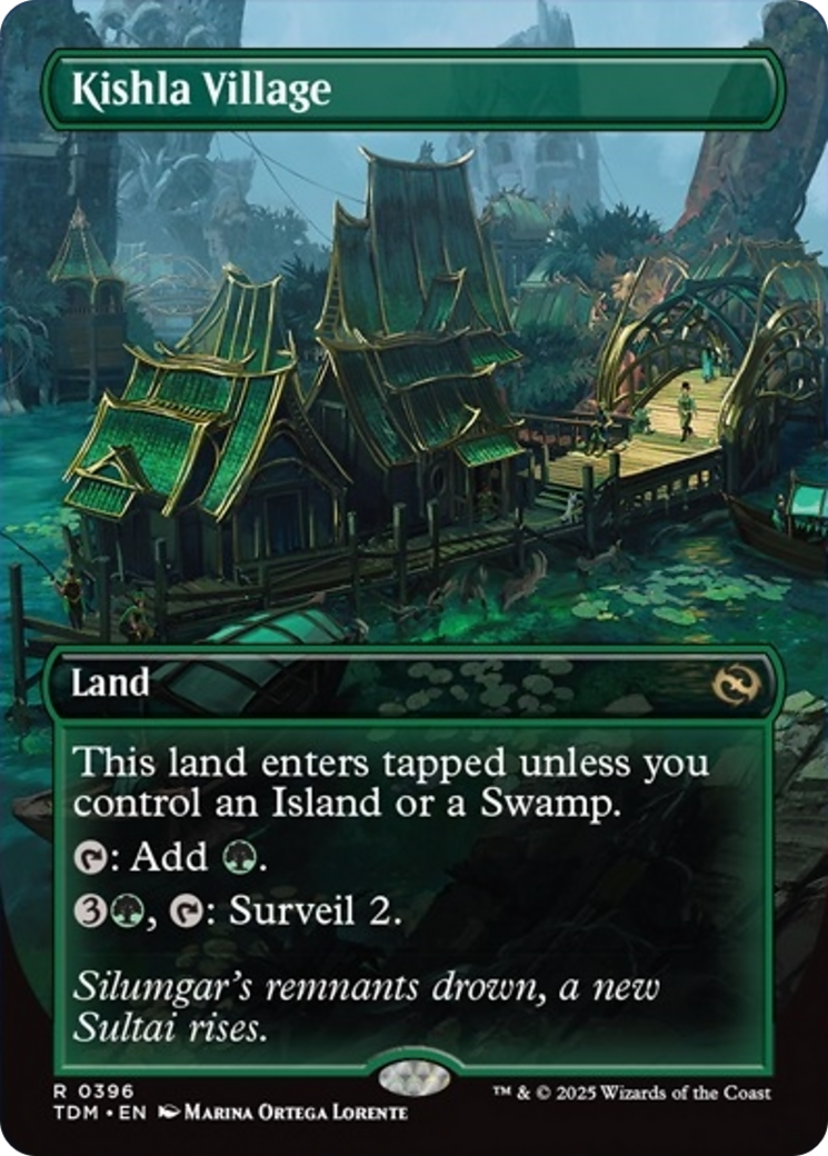 Kishla Village (Borderless) [Tarkir: Dragonstorm] | Black Swamp Games